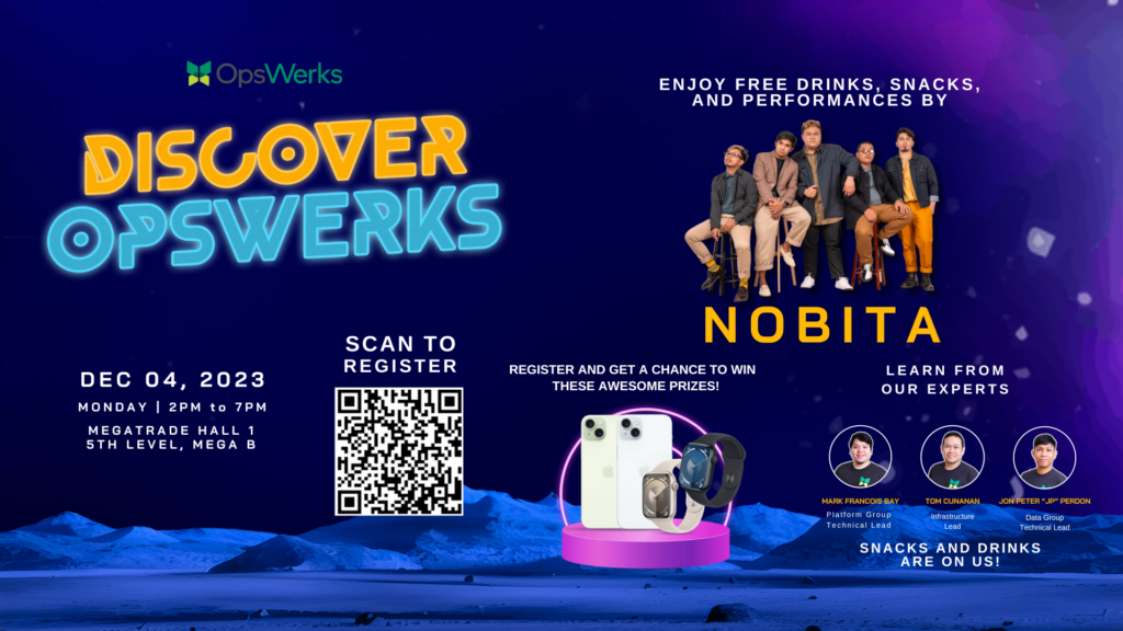 A poster for Discover OpsWerks Event